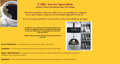 Desktop Screenshot of coffeeservicespecialists.com